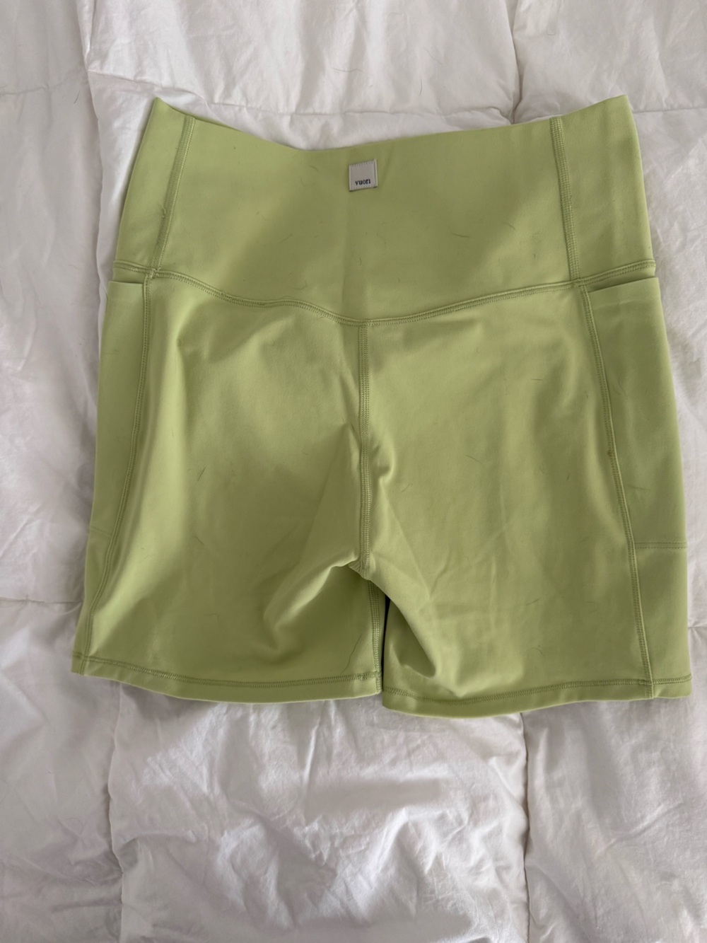 Yellow vuori bike shorts